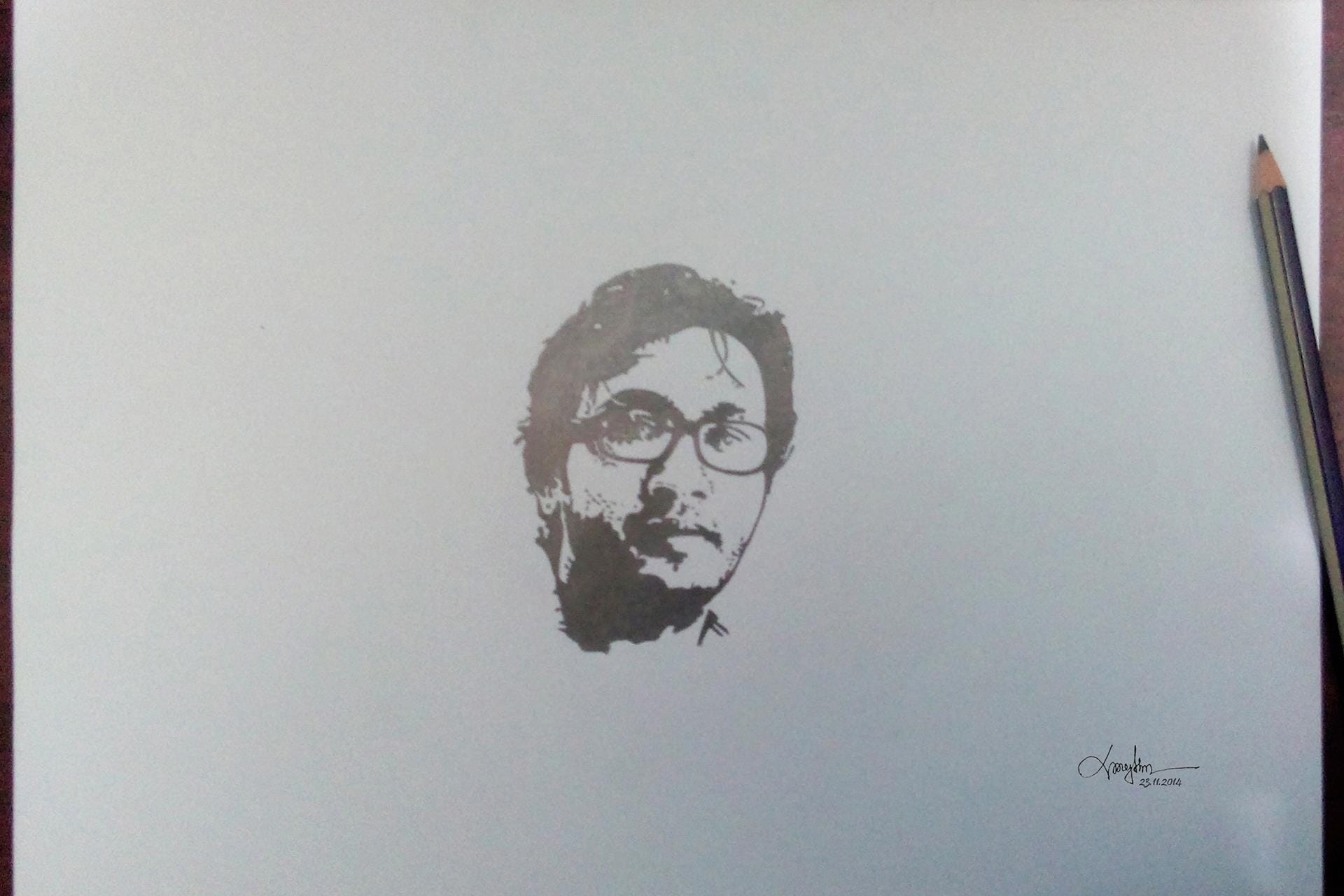 Avishek Ahmed sketch by Rhythm Shahriar